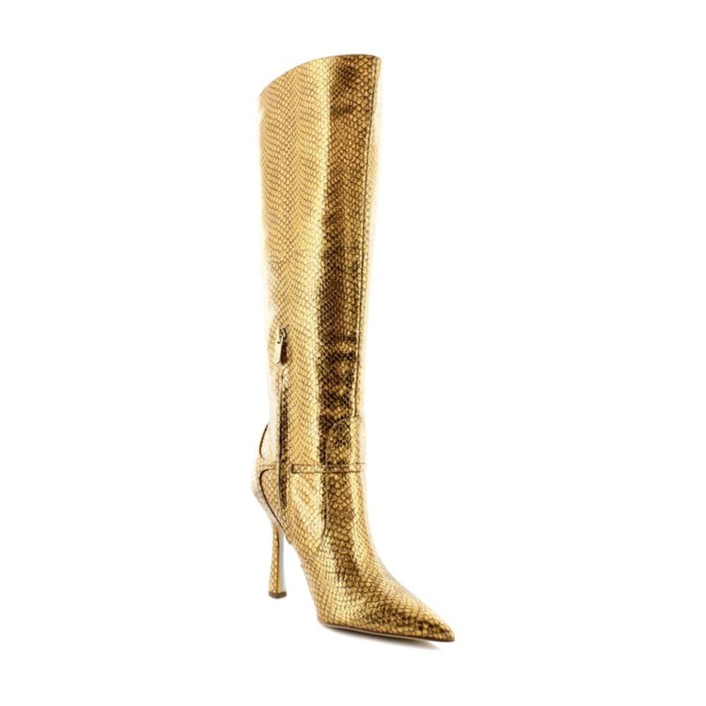 Sam Edelman Elia Medallion Gold Snake